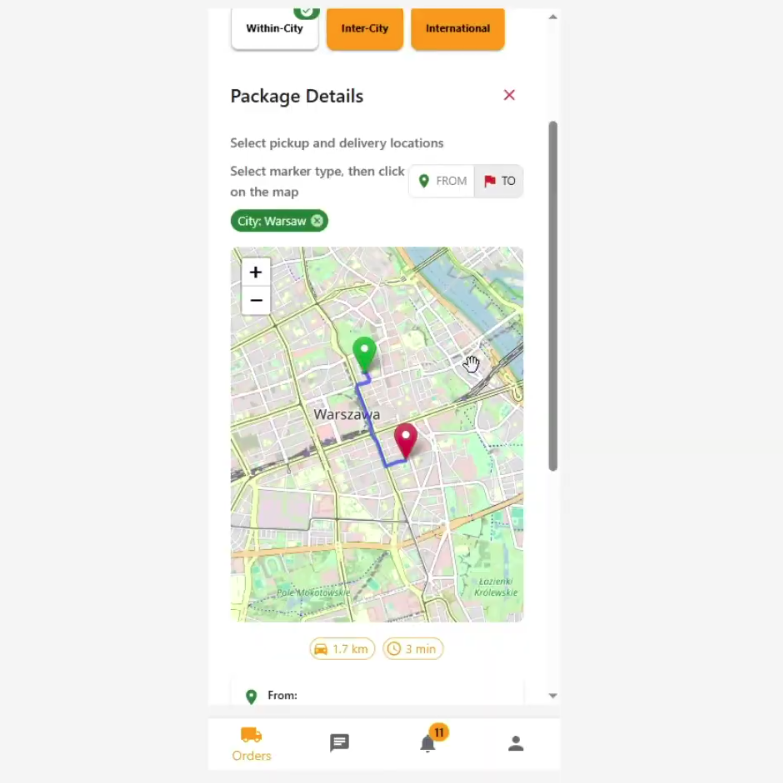 Pickom - People-Powered Logistics Platform
