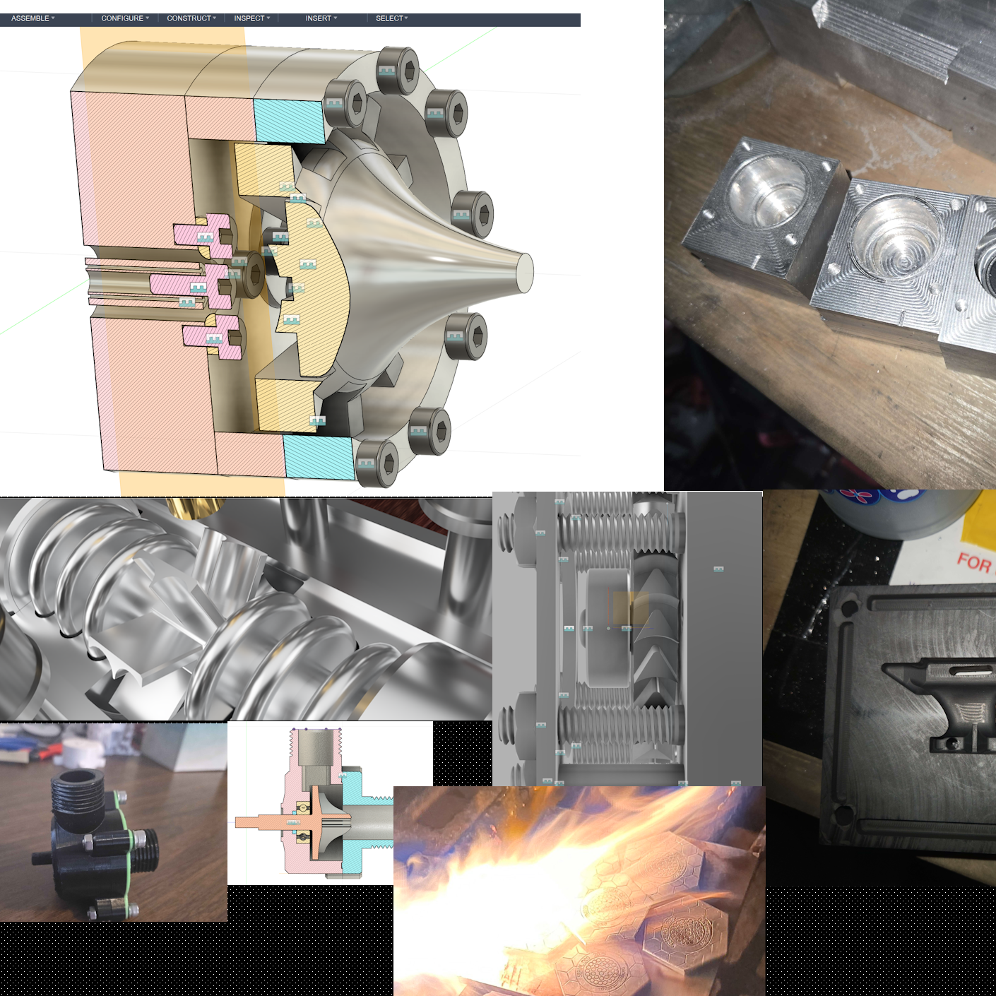 Miniature  Open Cycle Rocket engine  WITH 8000 POUNDs of thrust