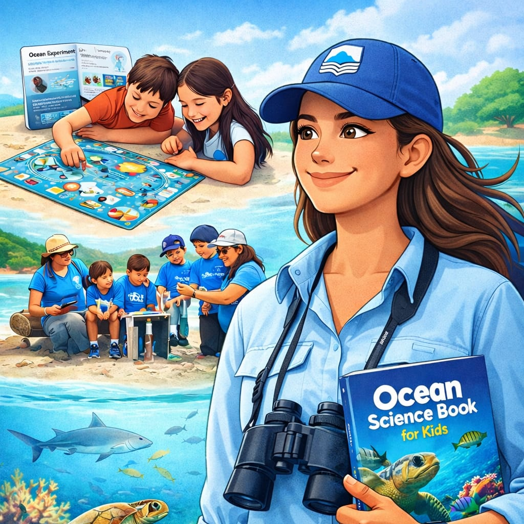 Printing Ocean Education Kits for Blue schools in México