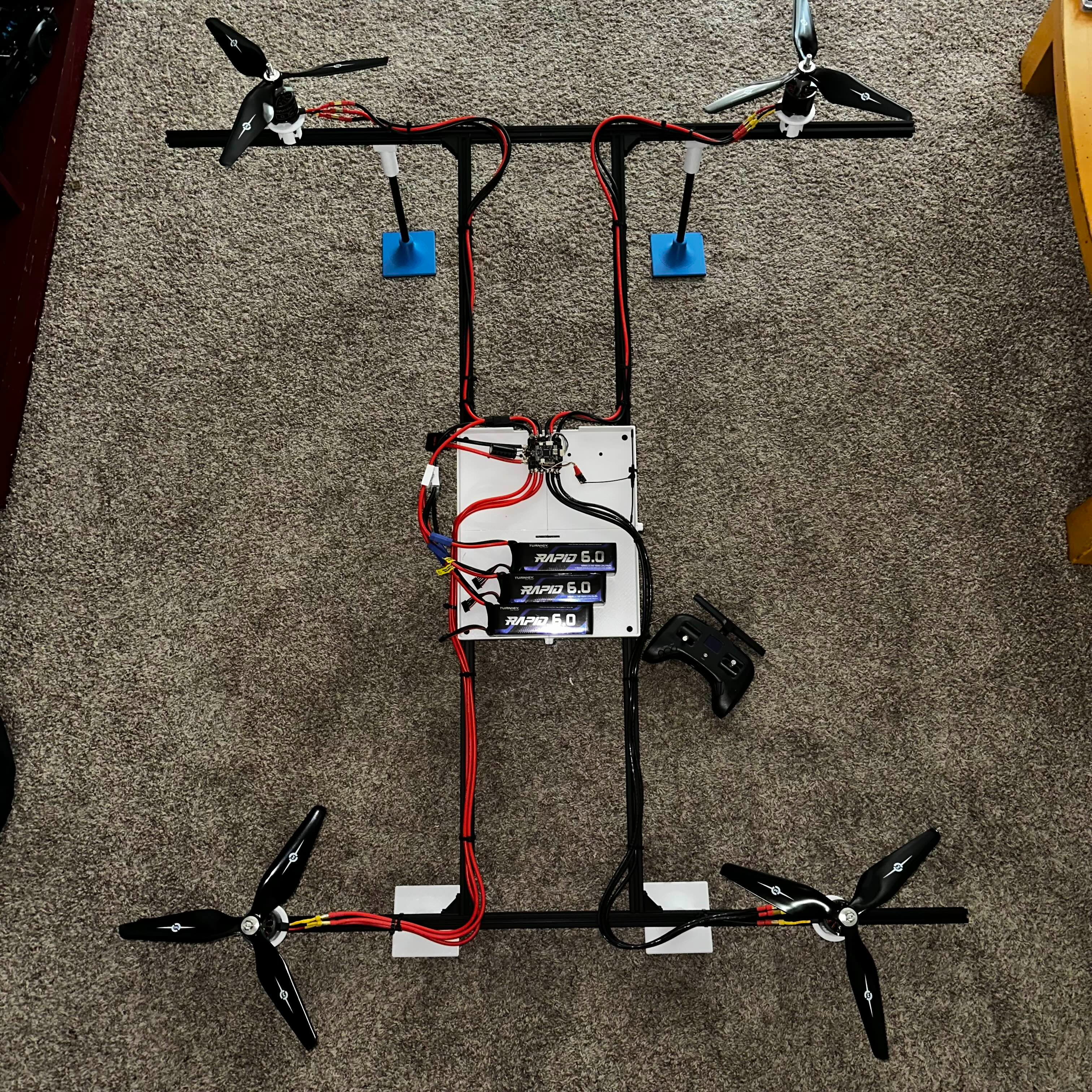 Transitioning VTOL for Efficient Flight