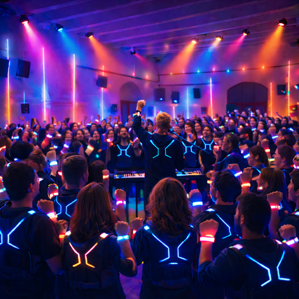 Participatory Spatial Music Show