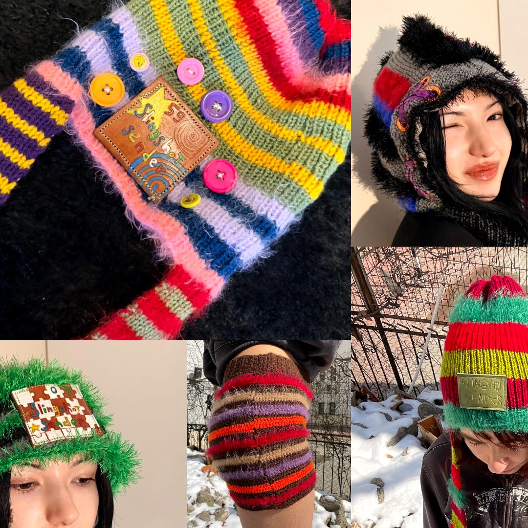 Title SLINGSHOT SENDER: Handmade Knitwear Revolution for Youth Culture
