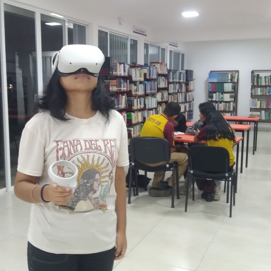 Coral reef VR experience.