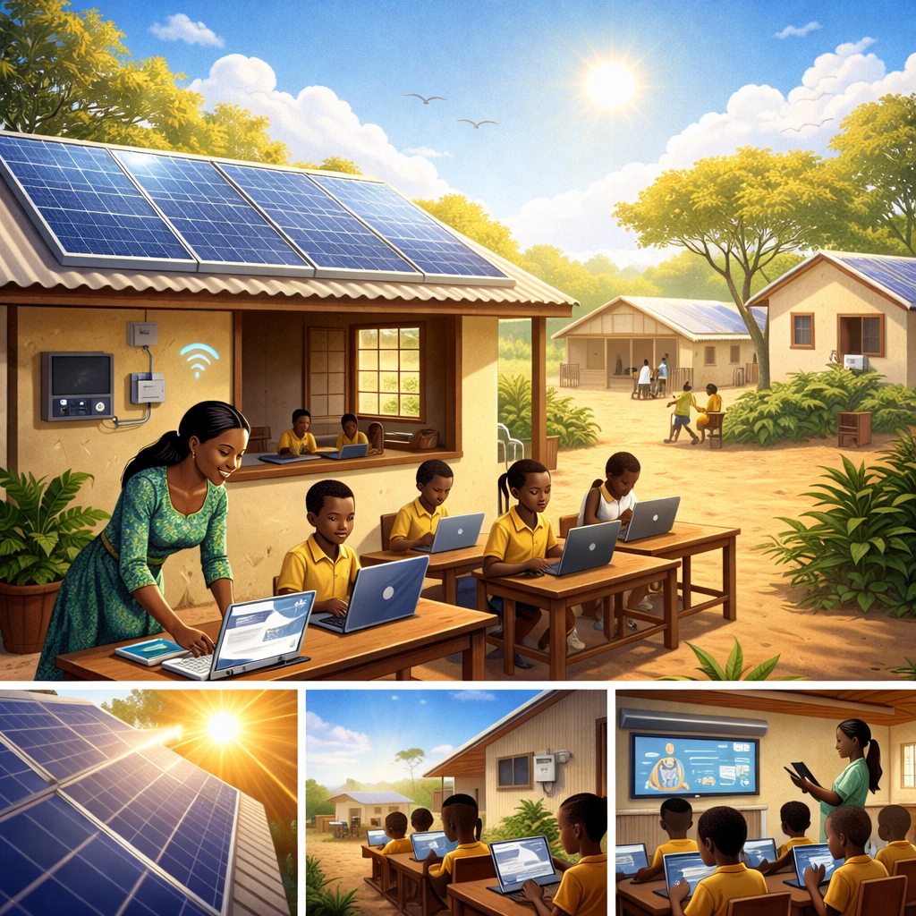 SolarConnect: Powering Rural Schools with Solar Internet Learning Hubs
