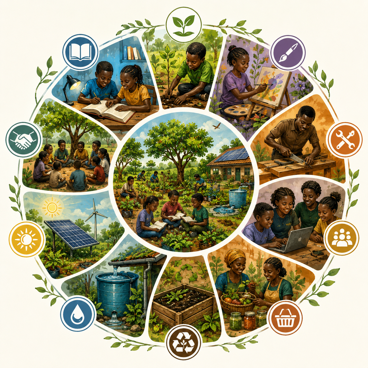 Self=Directed learning Permaculture centre