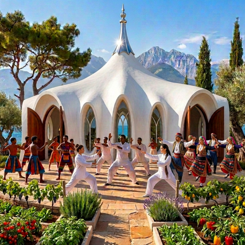 Bioarchitectural Center for Movement Arts in Antalya