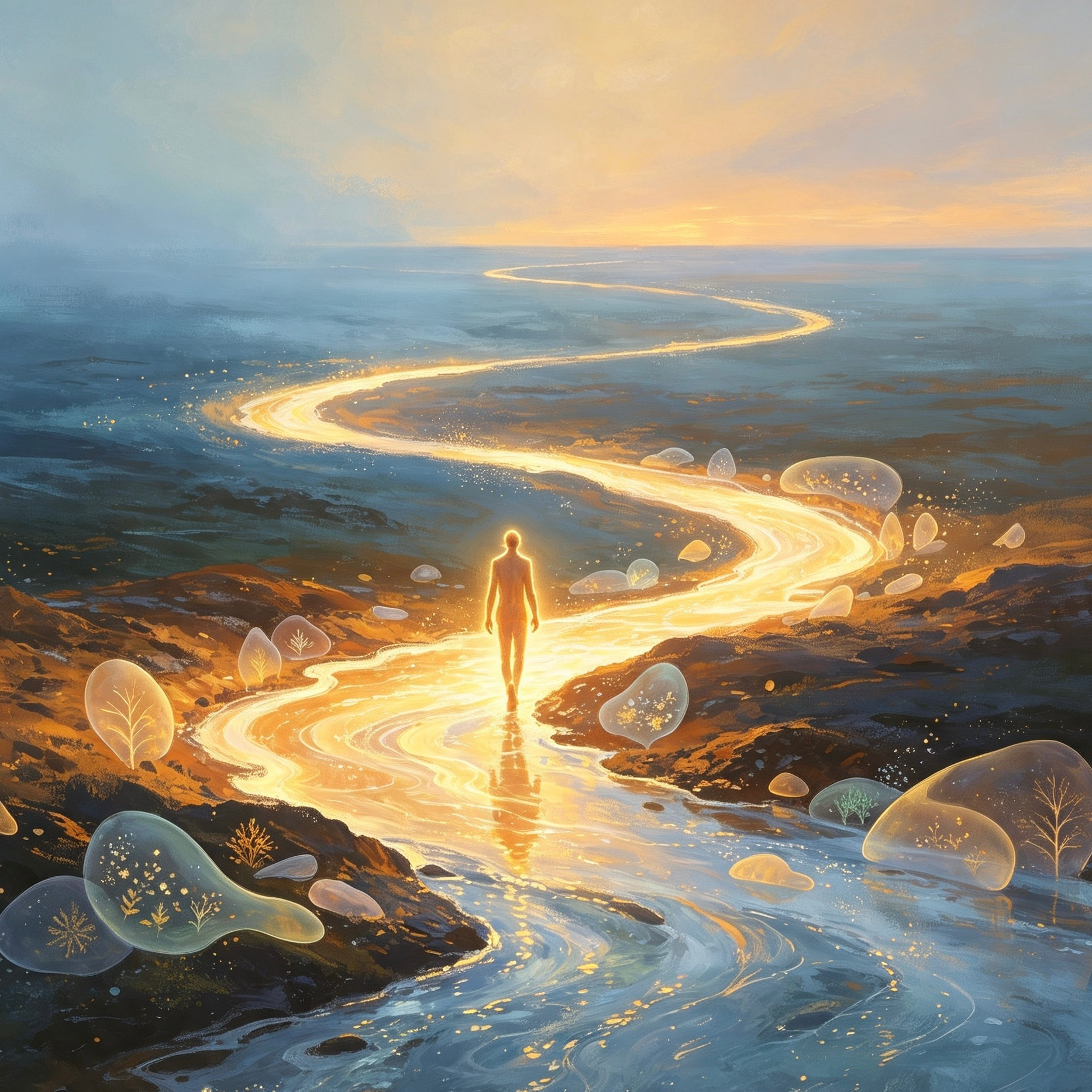 The road and the traveler