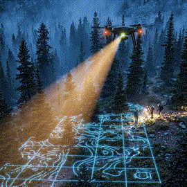 LifeBeacon: A Drone Network for Search and Rescue